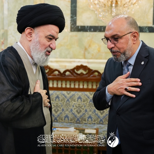 في رحاب الحرم العباسي المطهر العين الدولية تؤكد التزامها الإنساني